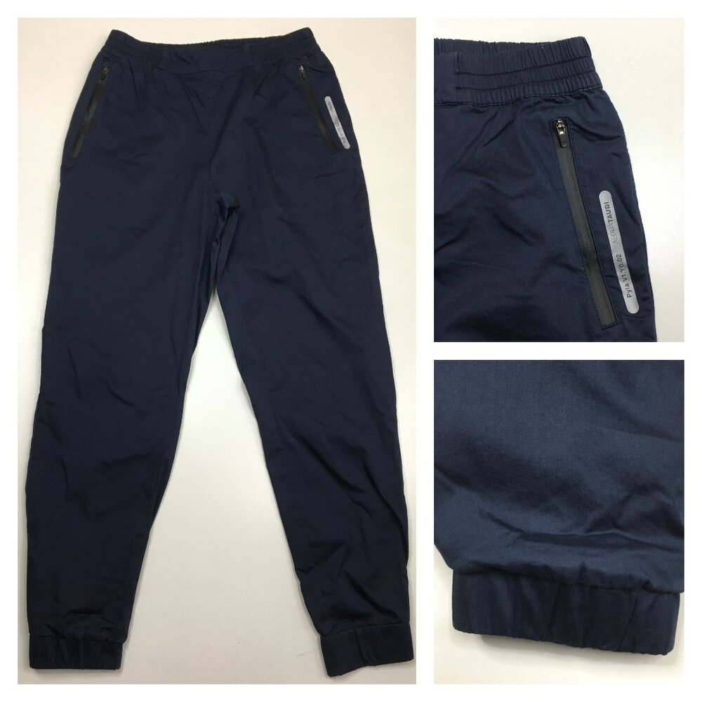ALPHATAURI Pyla V1. Y0.02 Dark Blue Zip Pocket Pull On Pant